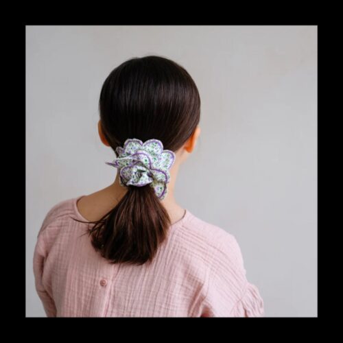 Alternative view of Παιδικό λαστιχάκι μαλλιών scrunchie Floral 3 ετών+ Mimi & Lula