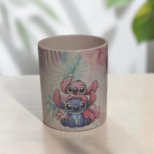 Κούπα Stitch – Love & Flowers