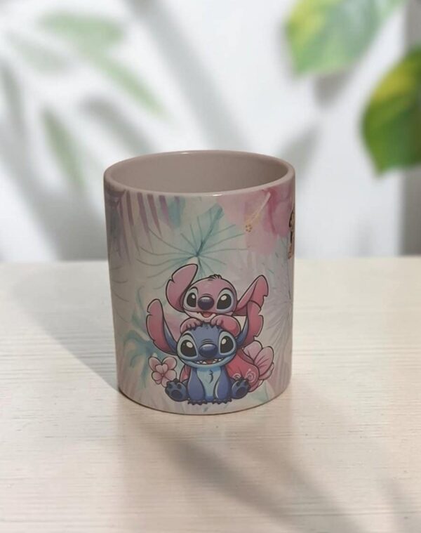 Κούπα Stitch – Love & Flowers