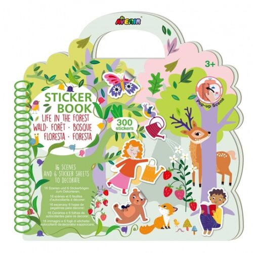 STICKER BOOK LIFE IN THE FOREST