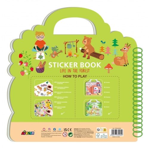 Alternative view of STICKER BOOK LIFE IN THE FOREST
