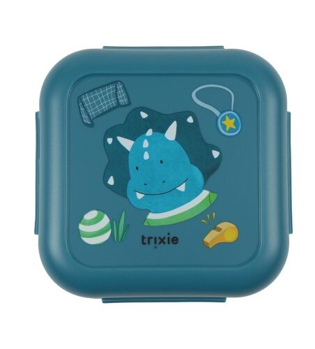SNACK BOX WITH CLIPS - BALLPLAYER MR. TRICERATOPS