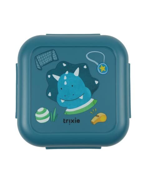 SNACK BOX WITH CLIPS - BALLPLAYER MR. TRICERATOPS