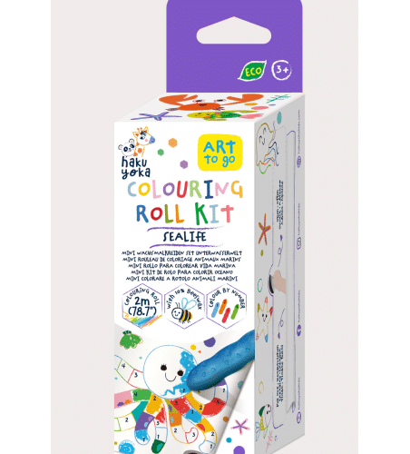 ART TO GO MINI COLOURING ROLL KIT SEALIFE