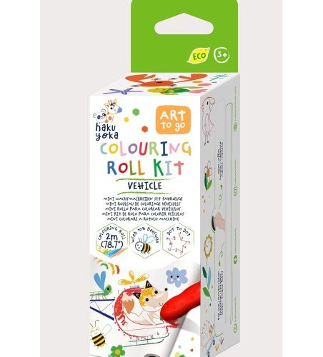 ART TO GO MINI COLOURING ROLL KIT VEHICLE