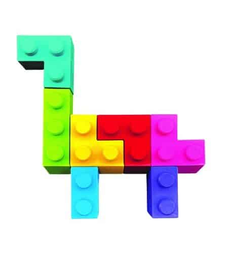 Alternative view of BLOCK CRAYONS- BRACHIOSAURUS