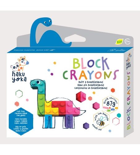 BLOCK CRAYONS- BRACHIOSAURUS