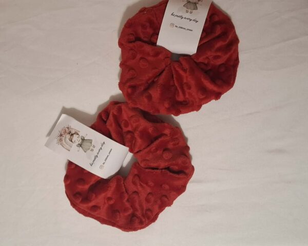 Scrunchie μαλλιών Κόκκινο