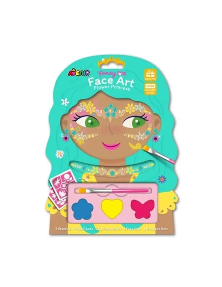 FACE ART FLOWER PRINCESS