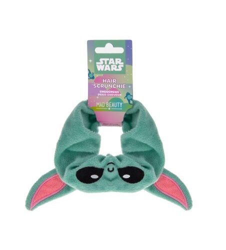 Alternative view of GROGU GALAXY HAIR SCRUNCHIE