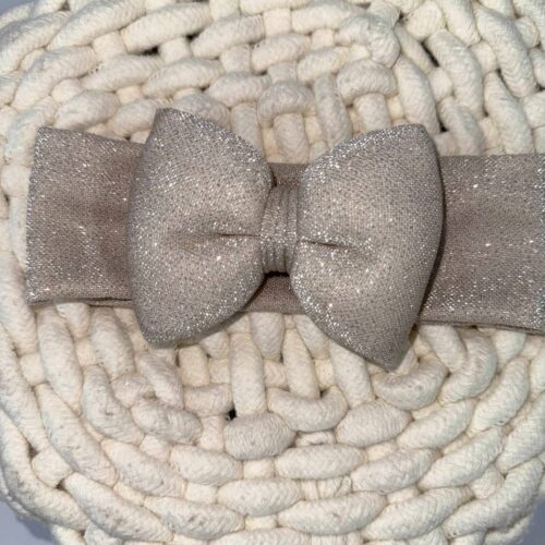 Alternative view of Κορδέλα εκρού glitter