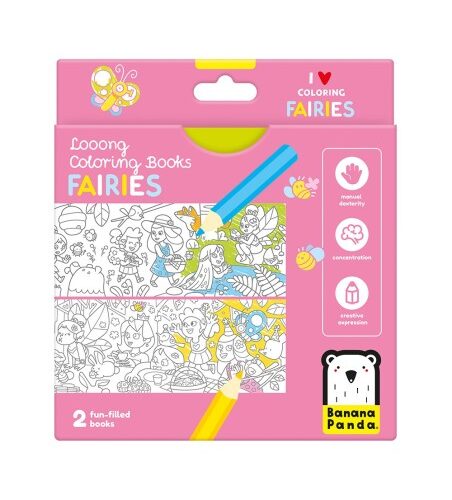 LOOONG COLORING BOOKS - I LOVE COLORING FAIRIES