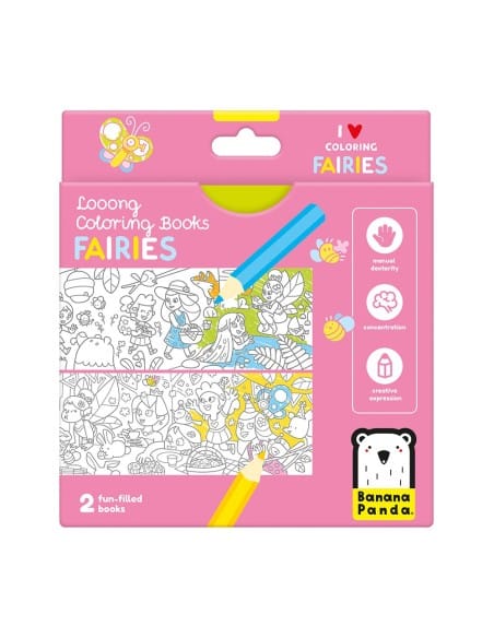 LOOONG COLORING BOOKS - I LOVE COLORING FAIRIES