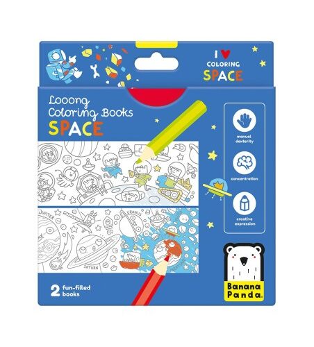 LOOONG COLORING BOOKS - I LOVE COLORING SPACE