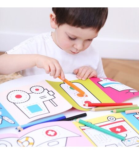 Alternative view of LOOONG COLORING BOOKS - READY TO DRAW VEHICLES AT WORK 3+