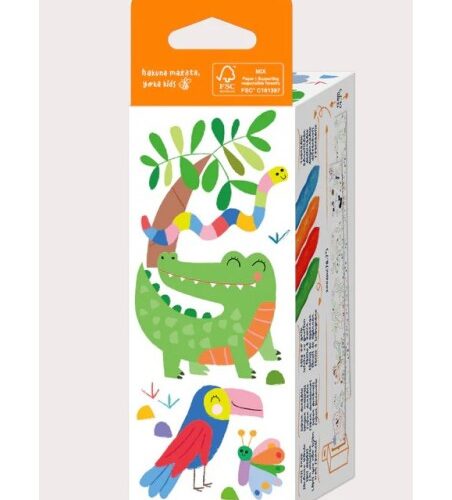Alternative view of MINI COLOURING ROLL KIT SAFARI