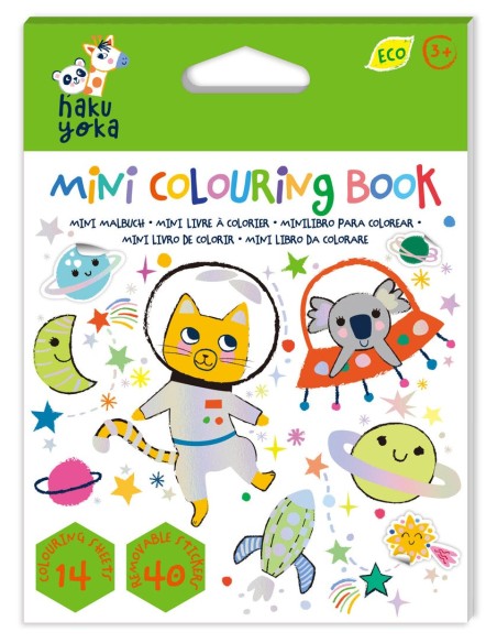 PLAY N COLOUR MINI COLOURING BOOK | SPACE