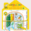 PLAY 'N' COLOUR WINDOW ART JUNGLE IMAGE