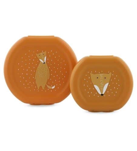 SNACK BOX WITH CLIP - 2PCS - MR. FOX