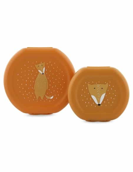 SNACK BOX WITH CLIP - 2PCS - MR. FOX